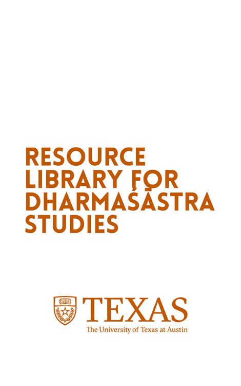 Online Dharmaśāstra Library with Don Davis